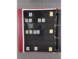 1868/99, mint never hinged/unused and used collection with covers, highly specialized with the overprint settings, plenty of 