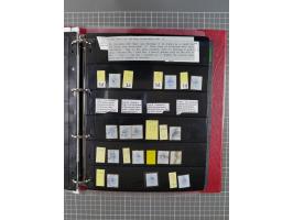 1868/99, mint never hinged/unused and used collection with covers, highly specialized with the overprint settings, plenty of 