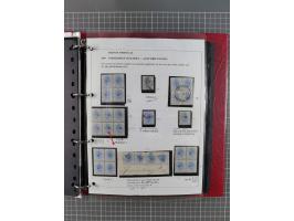 1868/99, mint never hinged/unused and used collection with covers, highly specialized with the overprint settings, plenty of 