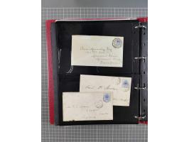 1868/99, mint never hinged/unused and used collection with covers, highly specialized with the overprint settings, plenty of 