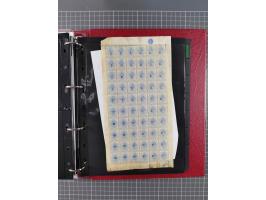 1868/99, mint never hinged/unused and used collection with covers, highly specialized with the overprint settings, plenty of 