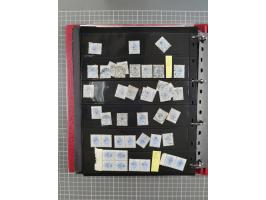 1868/99, mint never hinged/unused and used collection with covers, highly specialized with the overprint settings, plenty of 