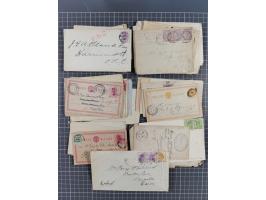 1868/1902 (ca.), large mint never hinged/unused and used balance collection with plenty of covers and postal stationery cards