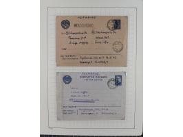 1938/54, mint never hinged/unused and used collection with covers, some better sets and items with souvenir sheets Mi.-Nr. Bl