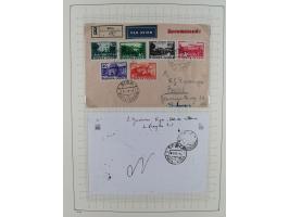 1938/54, mint never hinged/unused and used collection with covers, some better sets and items with souvenir sheets Mi.-Nr. Bl