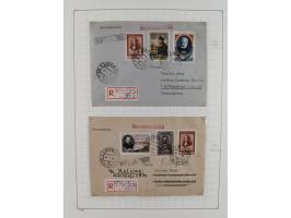 1938/54, mint never hinged/unused and used collection with covers, some better sets and items with souvenir sheets Mi.-Nr. Bl