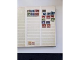 1850/2000 (ca.), umfangreicher gestempelter und postfrischer/ungebrauchter Bestand ab Klassik in elf Alben, Erhaltung von feh