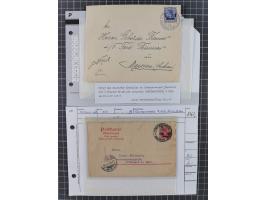1873/1918, Partie von 63 Briefen und Karten, Erhaltung von etwas fehlerhaft bis meist Pracht, ab einem großen Brieffragment m