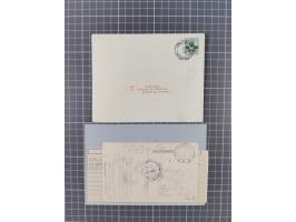 1873/1918, Partie von 63 Briefen und Karten, Erhaltung von etwas fehlerhaft bis meist Pracht, ab einem großen Brieffragment m