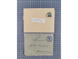 1873/1918, Partie von 63 Briefen und Karten, Erhaltung von etwas fehlerhaft bis meist Pracht, ab einem großen Brieffragment m