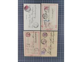 1873/1918, Partie von 63 Briefen und Karten, Erhaltung von etwas fehlerhaft bis meist Pracht, ab einem großen Brieffragment m