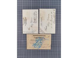 1873/1918, Partie von 63 Briefen und Karten, Erhaltung von etwas fehlerhaft bis meist Pracht, ab einem großen Brieffragment m