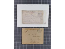 1873/1918, Partie von 63 Briefen und Karten, Erhaltung von etwas fehlerhaft bis meist Pracht, ab einem großen Brieffragment m