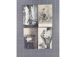 1893/1915, Partie von ca. 130 Belegen, meist Ganzsachenkarten und Ansichtskarten gebraucht/ungebraucht, teils Beförderungsspu