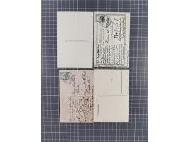 1893/1915, Partie von ca. 130 Belegen, meist Ganzsachenkarten und Ansichtskarten gebraucht/ungebraucht, teils Beförderungsspu