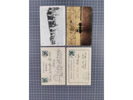 1893/1915, Partie von ca. 130 Belegen, meist Ganzsachenkarten und Ansichtskarten gebraucht/ungebraucht, teils Beförderungsspu