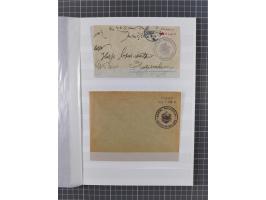 1915/1916, Notmaßnahmen, Partie von sieben Briefen, dabei vier ungebrauchte Umschläge, Eingeborenenbrief (etwas verkürzt) von
