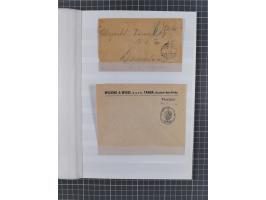 1915/1916, Notmaßnahmen, Partie von sieben Briefen, dabei vier ungebrauchte Umschläge, Eingeborenenbrief (etwas verkürzt) von