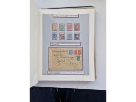 1883/1920 (ca.), extensive unused and mostly used collection with many covers, including Fiscals, highly specialized with som