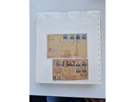 1900/11, schöne spezialisiert zusammengetragene Sammlung ab Reichspost-Ausgabe, dabei viele gute Werte, schöne Briefstücke, v