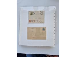 1900/11, schöne spezialisiert zusammengetragene Sammlung ab Reichspost-Ausgabe, dabei viele gute Werte, schöne Briefstücke, v