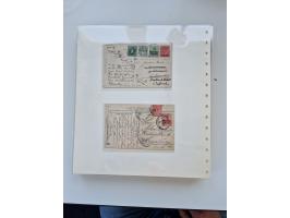 1900/11, schöne spezialisiert zusammengetragene Sammlung ab Reichspost-Ausgabe, dabei viele gute Werte, schöne Briefstücke, v