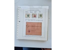 1900/11, schöne spezialisiert zusammengetragene Sammlung ab Reichspost-Ausgabe, dabei viele gute Werte, schöne Briefstücke, v