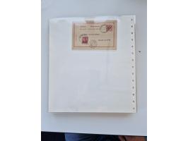 1900/11, schöne spezialisiert zusammengetragene Sammlung ab Reichspost-Ausgabe, dabei viele gute Werte, schöne Briefstücke, v