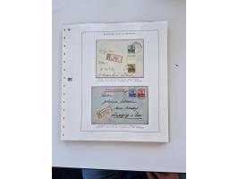 1900/11, schöne spezialisiert zusammengetragene Sammlung ab Reichspost-Ausgabe, dabei viele gute Werte, schöne Briefstücke, v