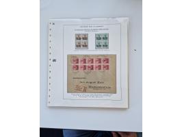 1900/11, schöne spezialisiert zusammengetragene Sammlung ab Reichspost-Ausgabe, dabei viele gute Werte, schöne Briefstücke, v