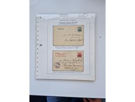 1900/11, schöne spezialisiert zusammengetragene Sammlung ab Reichspost-Ausgabe, dabei viele gute Werte, schöne Briefstücke, v