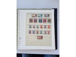 1923/61, mostly unmounted mint and unused collection incl. official stamps and duplicate, some better and complete sets, with
