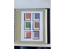 1923/61, mostly unmounted mint and unused collection incl. official stamps and duplicate, some better and complete sets, with