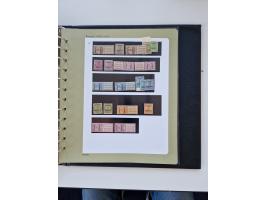 1923/61, mostly unmounted mint and unused collection incl. official stamps and duplicate, some better and complete sets, with