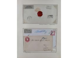 1846/82, BAHNPOST: interessante Sammlung mit 36 Briefen und Karten sowie einigen Briefstücken der Berliner Bahnpostlinien ab 