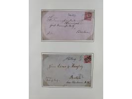 1846/82, BAHNPOST: interessante Sammlung mit 36 Briefen und Karten sowie einigen Briefstücken der Berliner Bahnpostlinien ab 