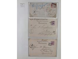 1846/82, BAHNPOST: interessante Sammlung mit 36 Briefen und Karten sowie einigen Briefstücken der Berliner Bahnpostlinien ab 