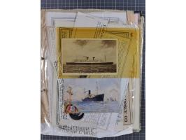 1910/49 (ca.), interessante kleine Sammlung Schiffspost mit Hauptaugenmerk auf den Suez Kanal, dabei etwas über 30 Briefe und