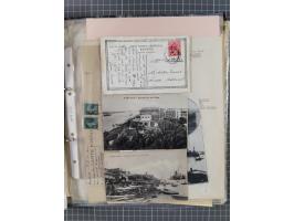 1910/49 (ca.), interessante kleine Sammlung Schiffspost mit Hauptaugenmerk auf den Suez Kanal, dabei etwas über 30 Briefe und