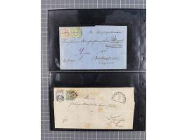 1865/1945, lot with approx. 40 covers, cards and postal stationery, including old Germany with Württemberg frankings and Thur