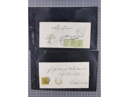 1865/1945, lot with approx. 40 covers, cards and postal stationery, including old Germany with Württemberg frankings and Thur