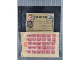 1865/1945, lot with approx. 40 covers, cards and postal stationery, including old Germany with Württemberg frankings and Thur