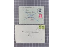 1865/1945, lot with approx. 40 covers, cards and postal stationery, including old Germany with Württemberg frankings and Thur
