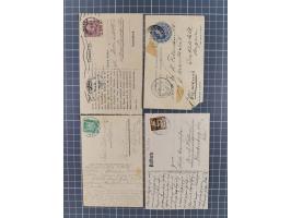 1865/1945, lot with approx. 40 covers, cards and postal stationery, including old Germany with Württemberg frankings and Thur