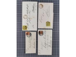 1865/1945, lot with approx. 40 covers, cards and postal stationery, including old Germany with Württemberg frankings and Thur