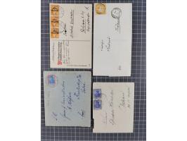 1865/1945, lot with approx. 40 covers, cards and postal stationery, including old Germany with Württemberg frankings and Thur