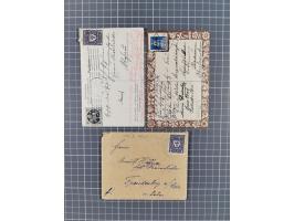 1865/1945, lot with approx. 40 covers, cards and postal stationery, including old Germany with Württemberg frankings and Thur