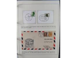 HUNDE: 1894/1992 (ca.), interessante Ausstellungssammlung “Schlittenhunde im Einsatz”, mit vielen Marken, FDCs, Schmuckbriefe