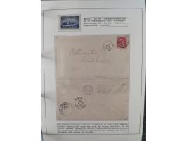 HUNDE: 1894/1992 (ca.), interessante Ausstellungssammlung “Schlittenhunde im Einsatz”, mit vielen Marken, FDCs, Schmuckbriefe