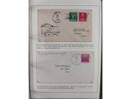 HUNDE: 1894/1992 (ca.), interessante Ausstellungssammlung “Schlittenhunde im Einsatz”, mit vielen Marken, FDCs, Schmuckbriefe